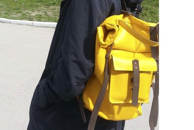 BazArt - Сумки | Желтый рюкзак